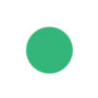 The green events are